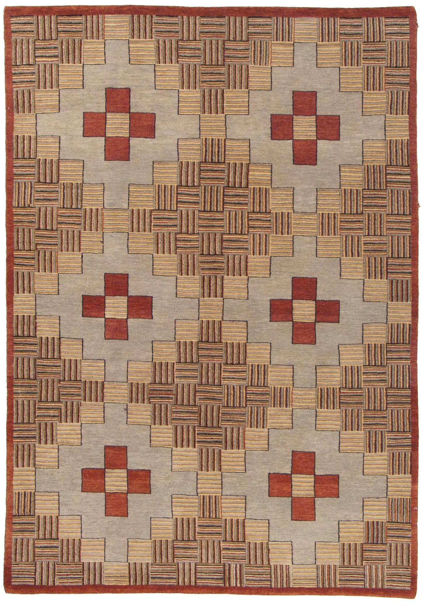 AORug#1118 size.4' 08" x 6' 08"