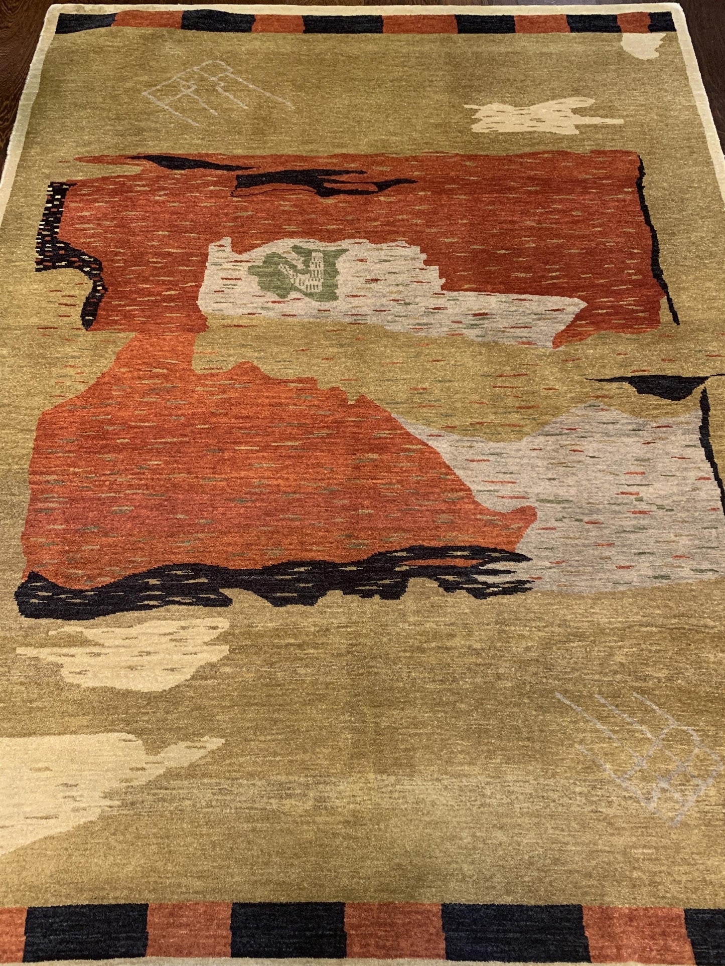 AORug#1108 size.4' 07" x 6' 02"