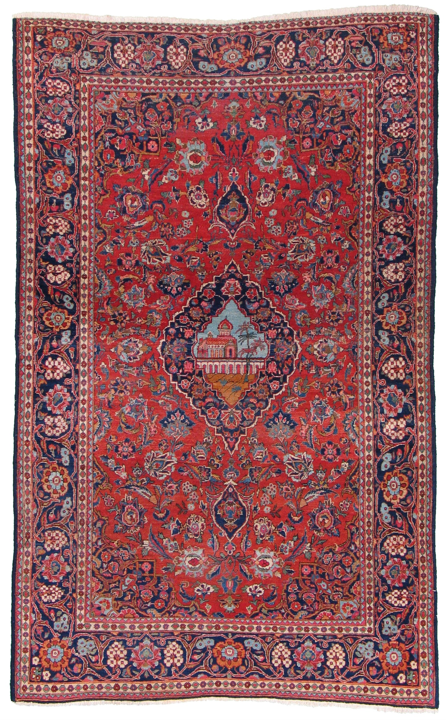 AORug#4059 size. 4' 04" x 6' 10"