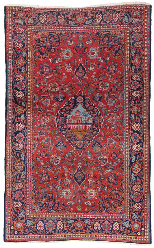 AORug#4059 size. 4' 04" x 6' 10"