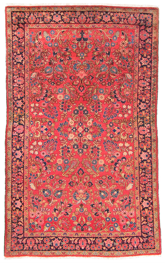 AORug#4086 size. 4' 03" x 6' 09"