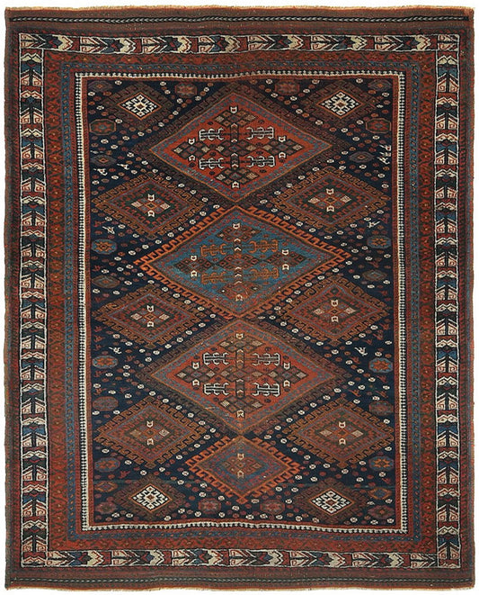 AORug#14055 size. 4' 06" x 5' 05"