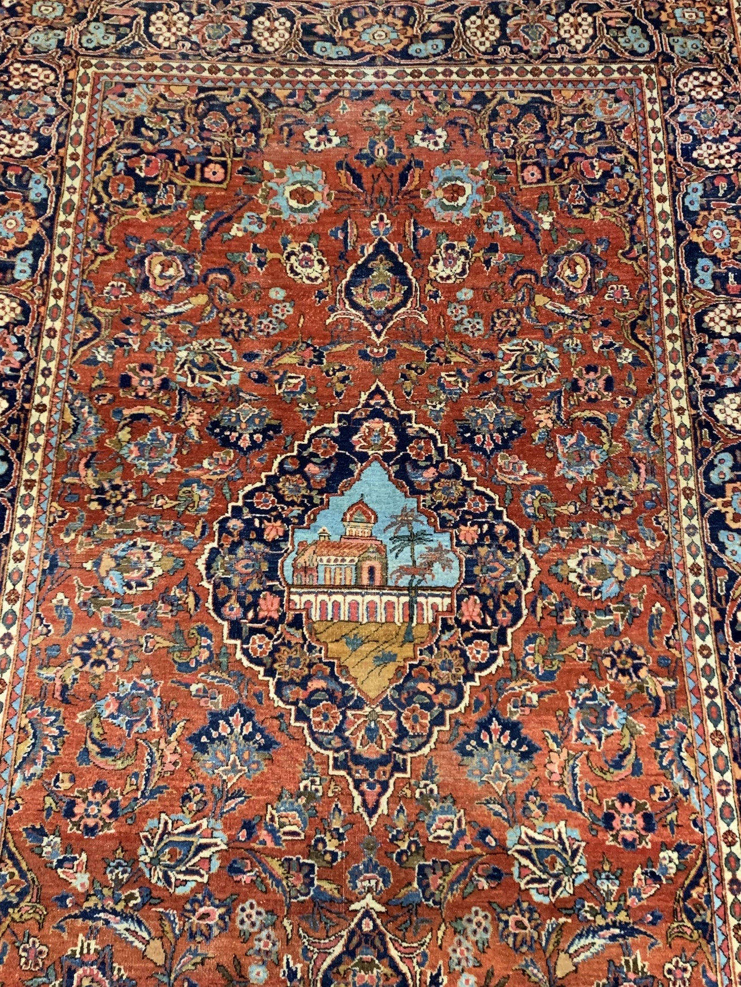 AORug#4059 size. 4' 04" x 6' 10"