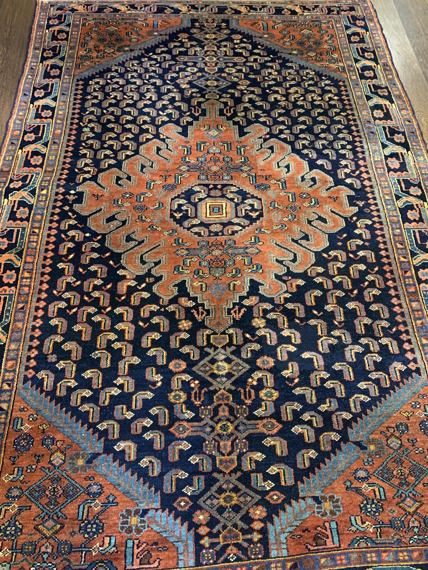 AORug#3946 size. 4' 05" x 7' 03"