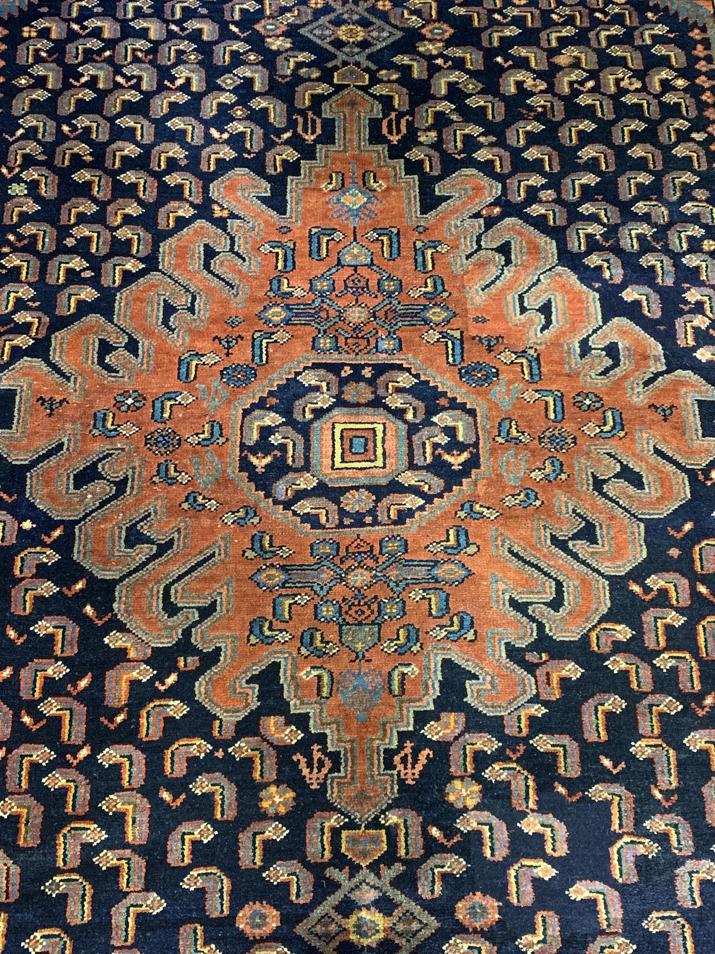 AORug#3946 size. 4' 05" x 7' 03"