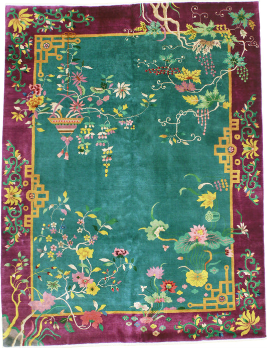 AORug#17565 size. 8' 10" x 11' 07"