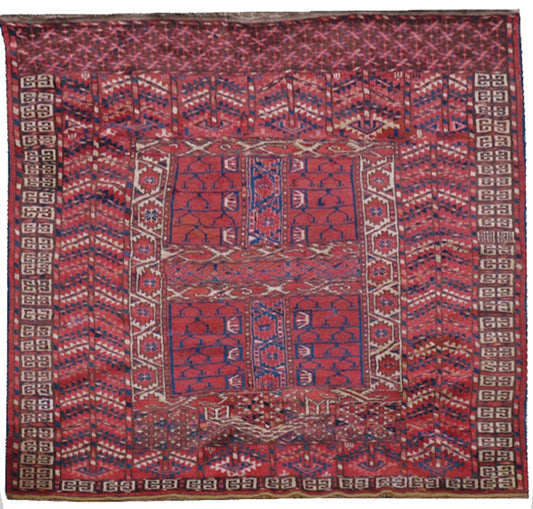 AORug#2418 size. 3' 10" x 5' 01"